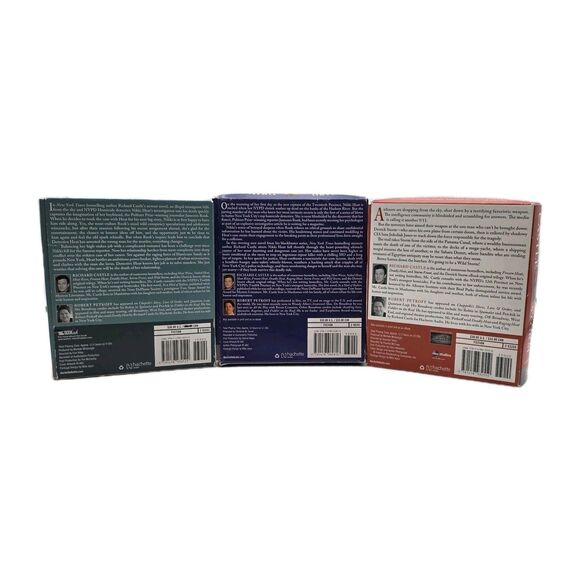 Lot Of 3 Richard Castle Nikki Heat Derrick Storm Thriller Audio CDs Audiobooks - Picture 2 of 7